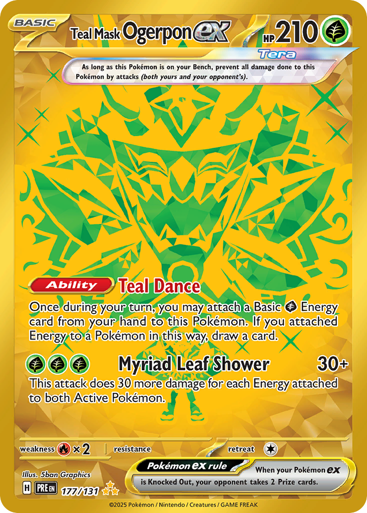 Teal Mask Ogerpon ex - Prismatic Evolutions